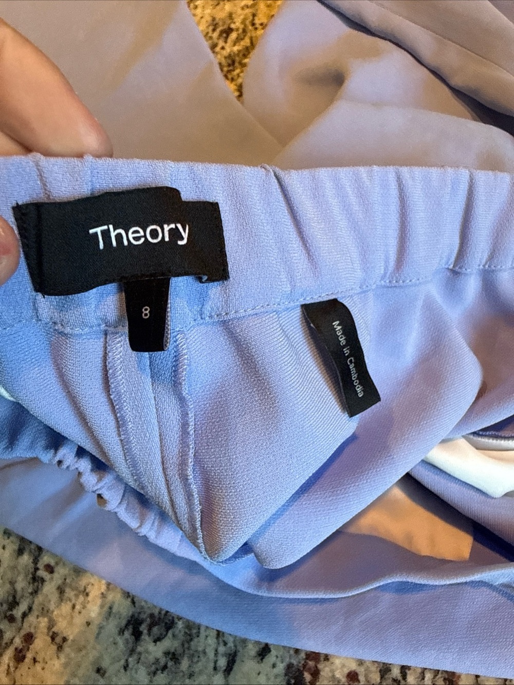 Theory Lavender Boot-Cut Trouser Pants - Picture 11 of 16